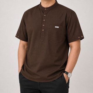 Ammaz Baju Muslim Pria Dewasa Terbaru Koko Kurta Katun Premium Kekinian