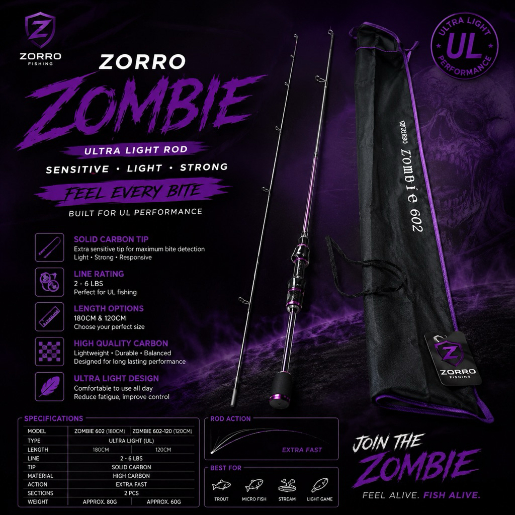 Rod UL zorro ซอมบี้*