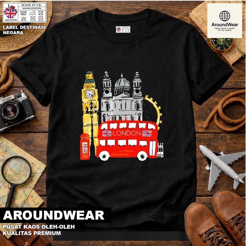 ENGLAND BIRMINGHAM LEEDS SOUVENIR เสื้อยืดพร้อมแท็กตามส, ของขวัญพรีเมี่ยม SOUVENIR