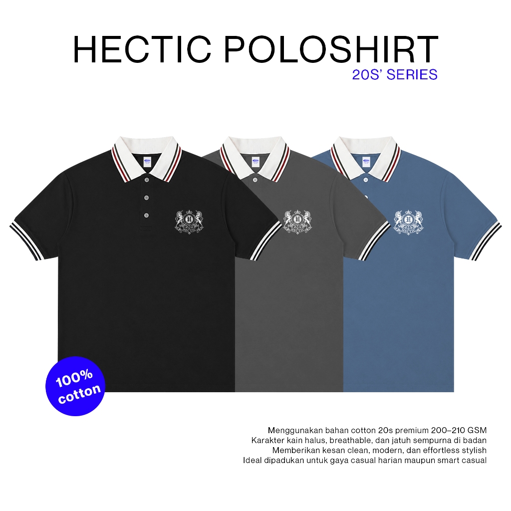 Hectic - เสื้อโปโลซีรีส์ - MONARCH
