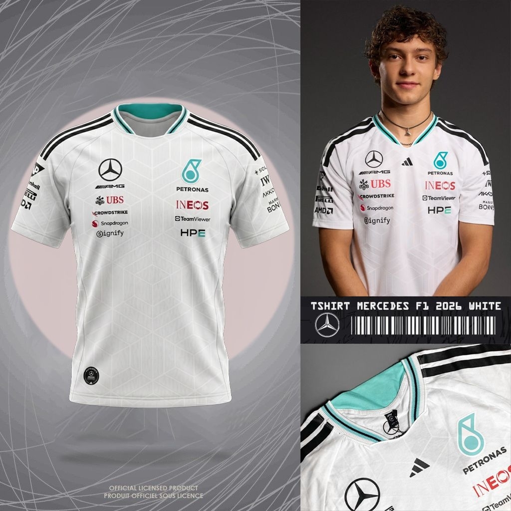 Marcedes AMG F1 2026 เสื้อยืด Unisex