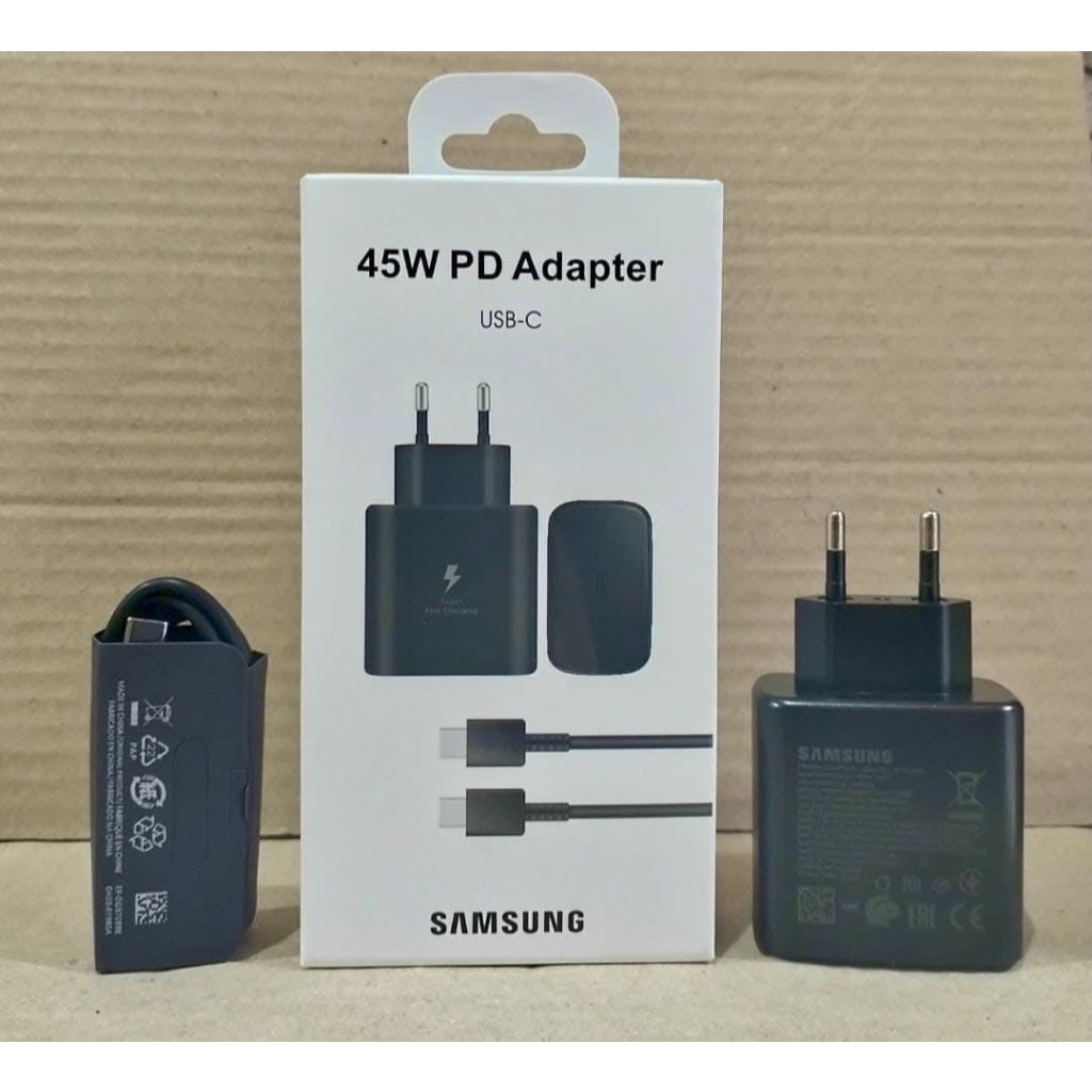 SAMSUNG 45W PD CHARGER 100% | TYPE-C ถึง TYPE-C | ต้นฉบับต้นฉบับต้นฉบับ | ชาร์จเร็ว