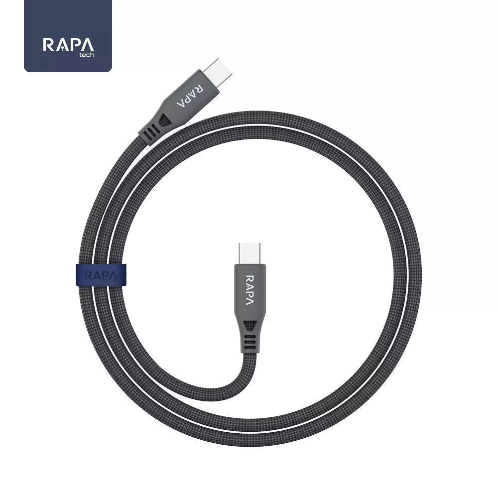 RAPAtech DC3033 สายชาร์จ Type-C to Type-C 60W สำหรับ Android iPhone 15 16 17 thumbnail 6