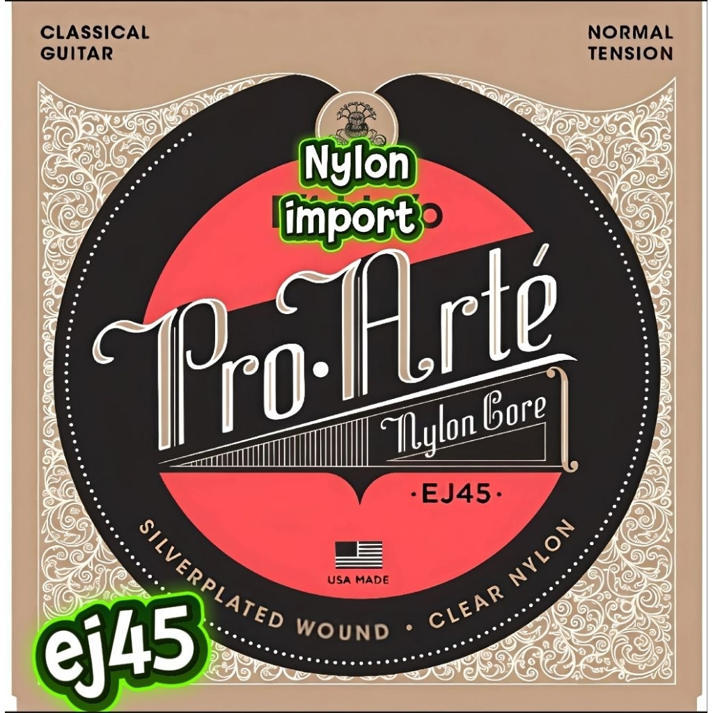 นําเข้า EJ45 NYLON GUITAR STRINGS