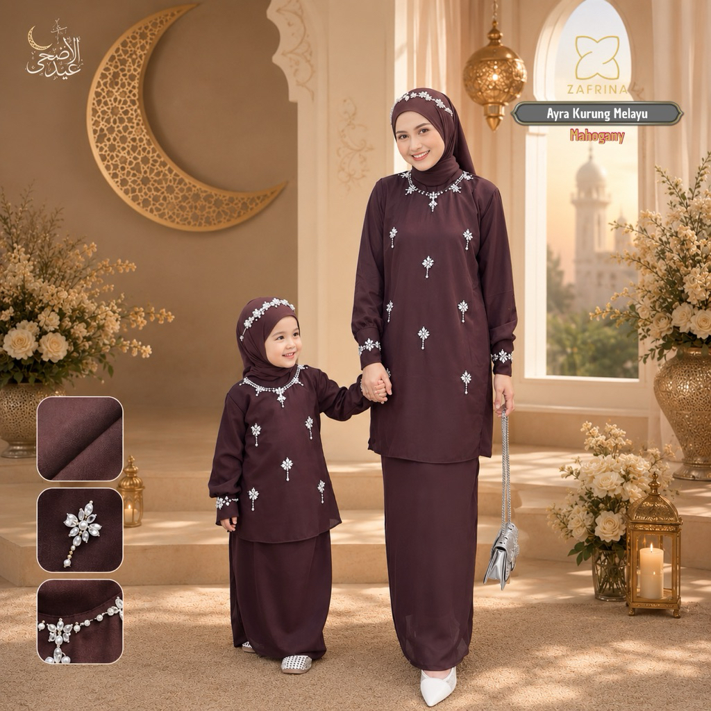 ZAFIRINA - AYRA KURUNG MASTABIT MOMS & KIDS