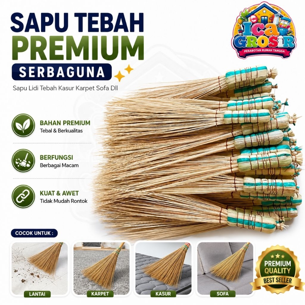 SOFA BROOM / MINI CARPET BROOM / SOFA BROOM / SHORT ROUND BROOM