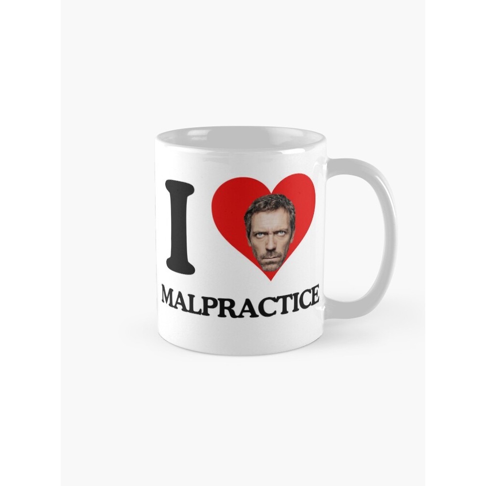 Dr House MD Show Malpractice Meme Merch แก้วกาแฟตลก
