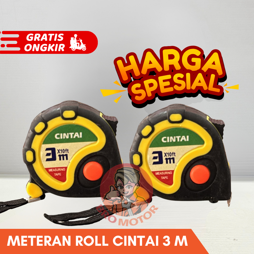 ROLL METER / RUBBER METER / ROLL METER ขนาด 3 เมตร ORIGINAL CINTAI