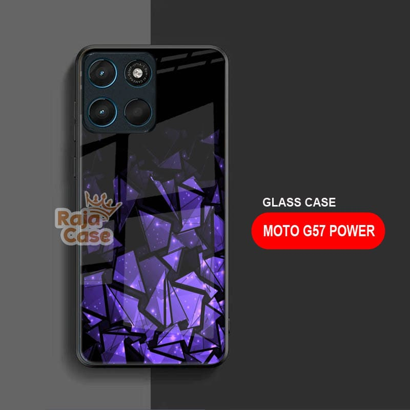 MOTO G57 POWER Glass Softcase - เคสโทรศัพท์มือถือ - MOTO G57 POWER -S168-
