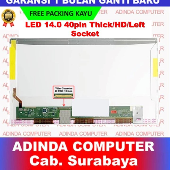 LCD LED Acer V3-431 V3-471 V3-471G 14.0 นิ้ว 40 หนา LED140.40.12