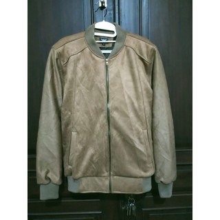 Jaket Bomber Pria Suede Katun Premium Terbaru Unisex