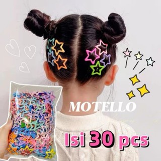 PAKET ISI 20PCS/30PCS Jepit Rambut Bintang Anak- Anak Dan Dewasa Jepitan Bintang Korea A184 CHERRY