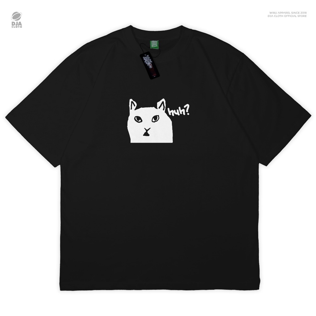 เสื้อยืด DJA Huh Meme Cat เสื้อยืด Meme เสื้อผ้า