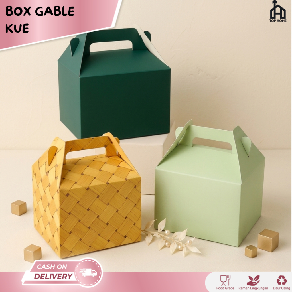 Gable Box Cake Box Cake Box Hampers ของที่ระลึก Gift Packs ของที่ระลึกของขวัญ