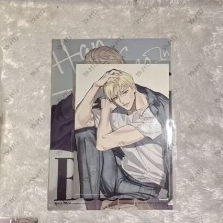 [MANHWA] BACKLIGHT HAN SEOIN OFFICIAL MERCH LEZHIN MAGAZINE CLEAR FILE SET