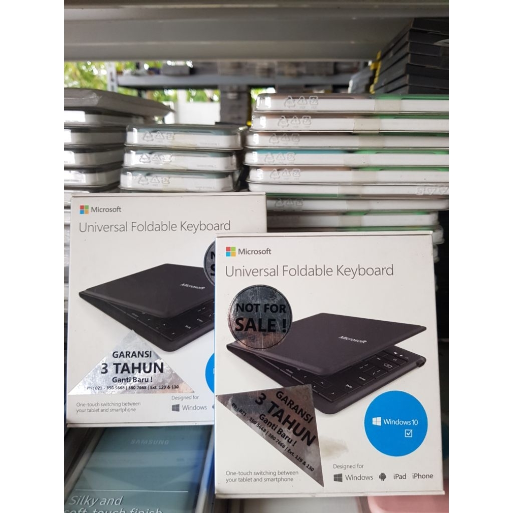 แป้นพิมพ์แบบพับได้ Microsoft Universal Windows 10 ของแท้อย่างเป็นทางการ