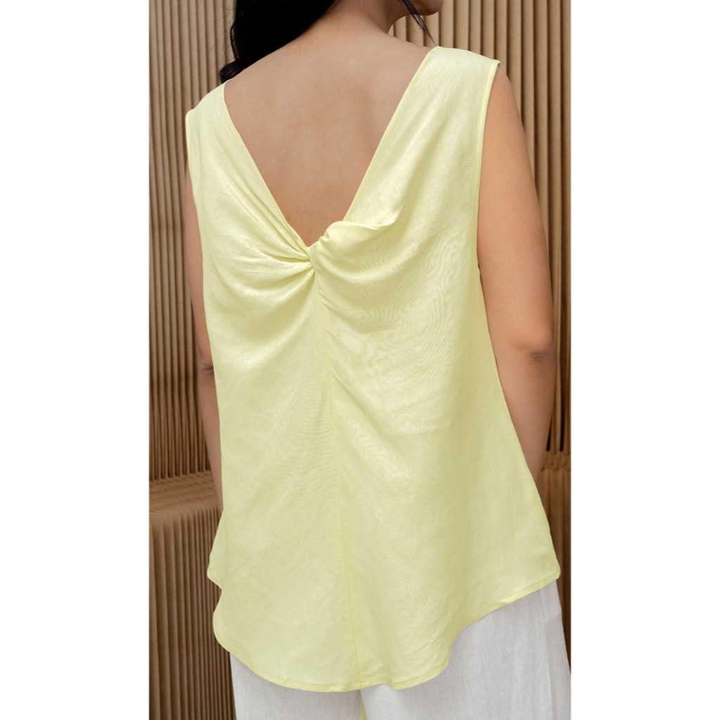 Kivee - เสื้อเบลาส์ Toscana / เสื้อเบลาส์บิดสําหรับผู้หญิง