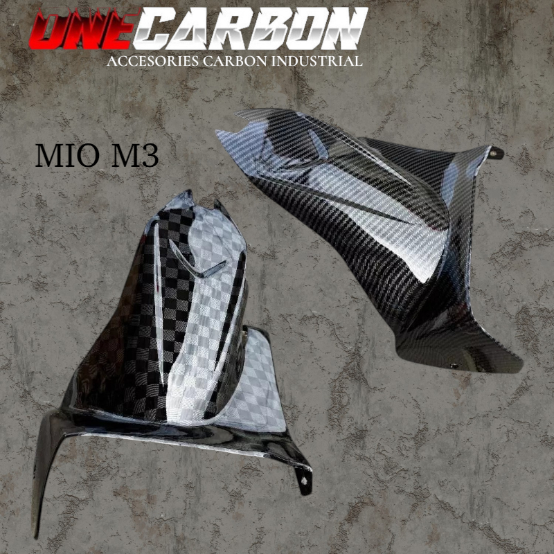 MIO M3 MIO Z CARBON UNDERFRONT FENDER CARBON VARIATION MIO M3 X-RIDE 125 ONECARBON