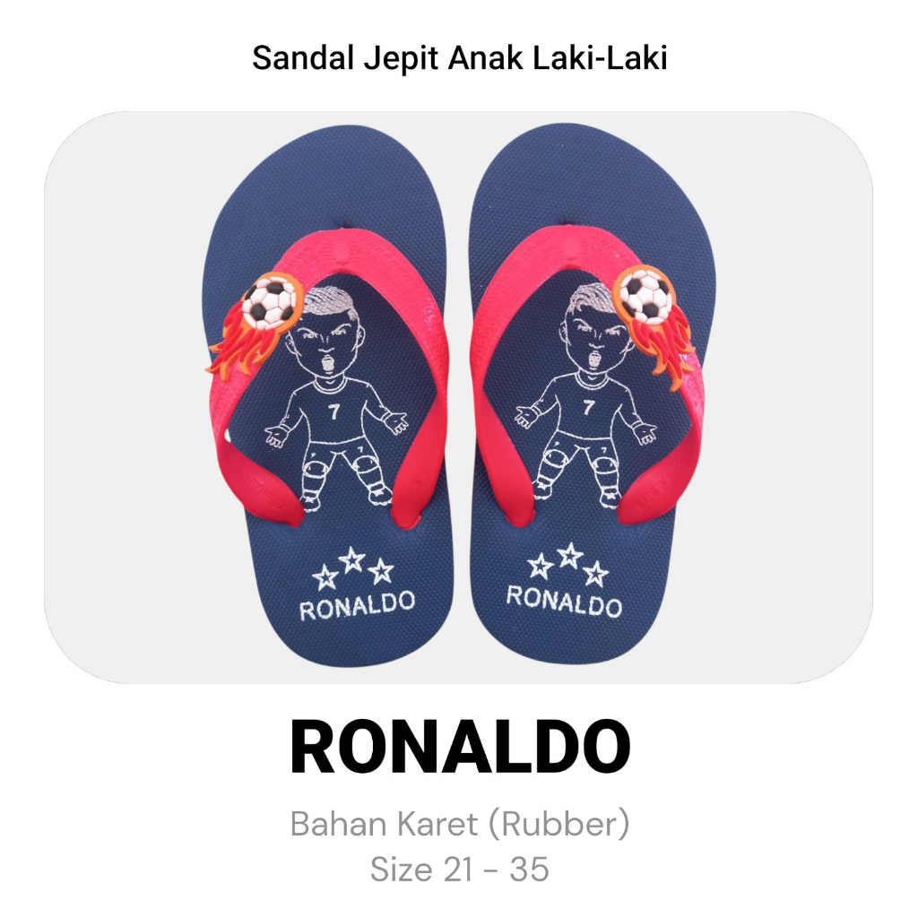 รองเท้าแตะผู้ชาย Ronaldo หนานุ่ม ยางพาราแท้