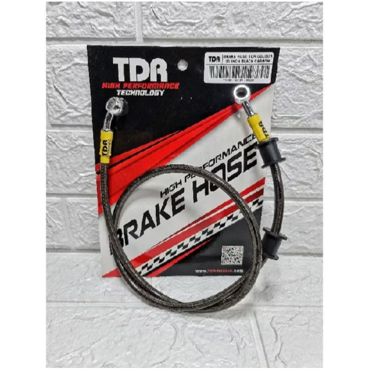TDR RACING คาร์บอนท่อไอเสีย 35 นิ้ว / 89 ซม. UNIVERSAL