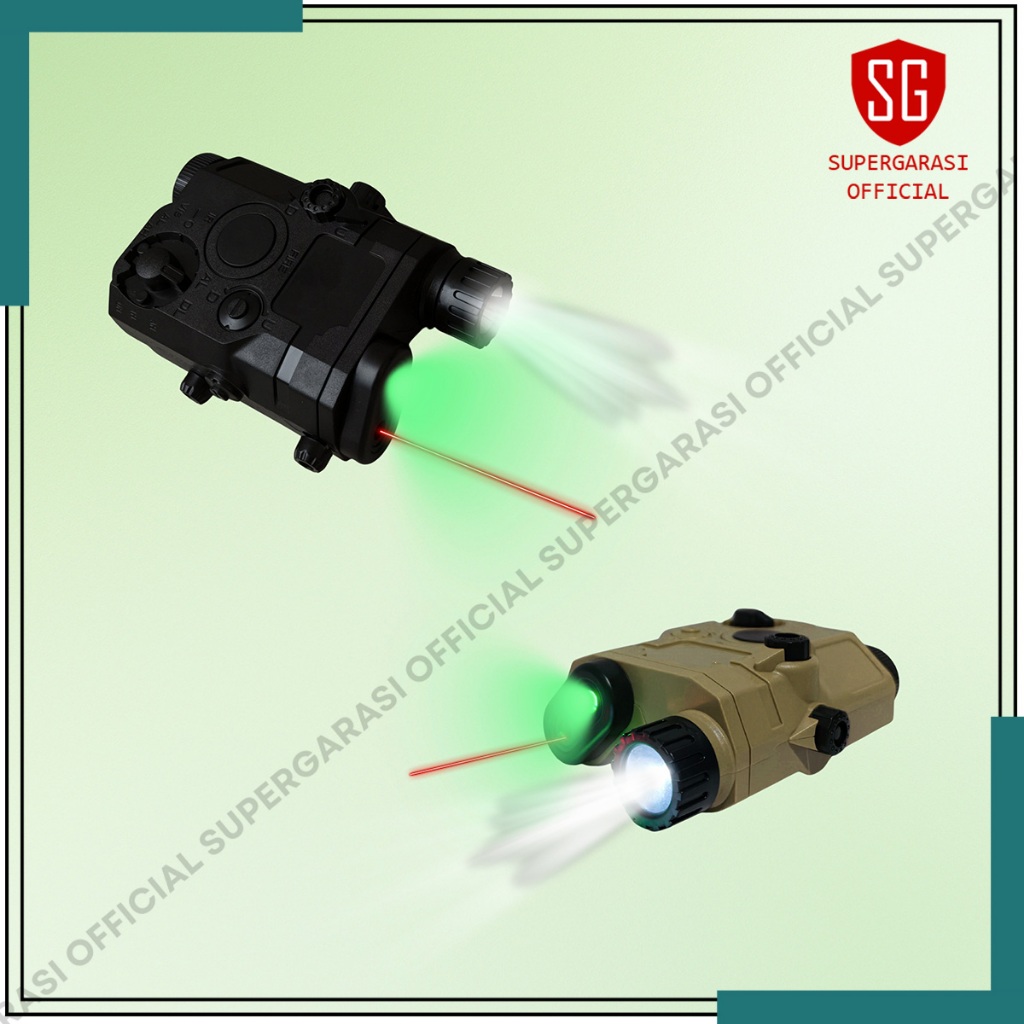 Dummy ไฟฉายเลเซอร์ PEQ-15 Tactic Box พลาสติกสุ่ม