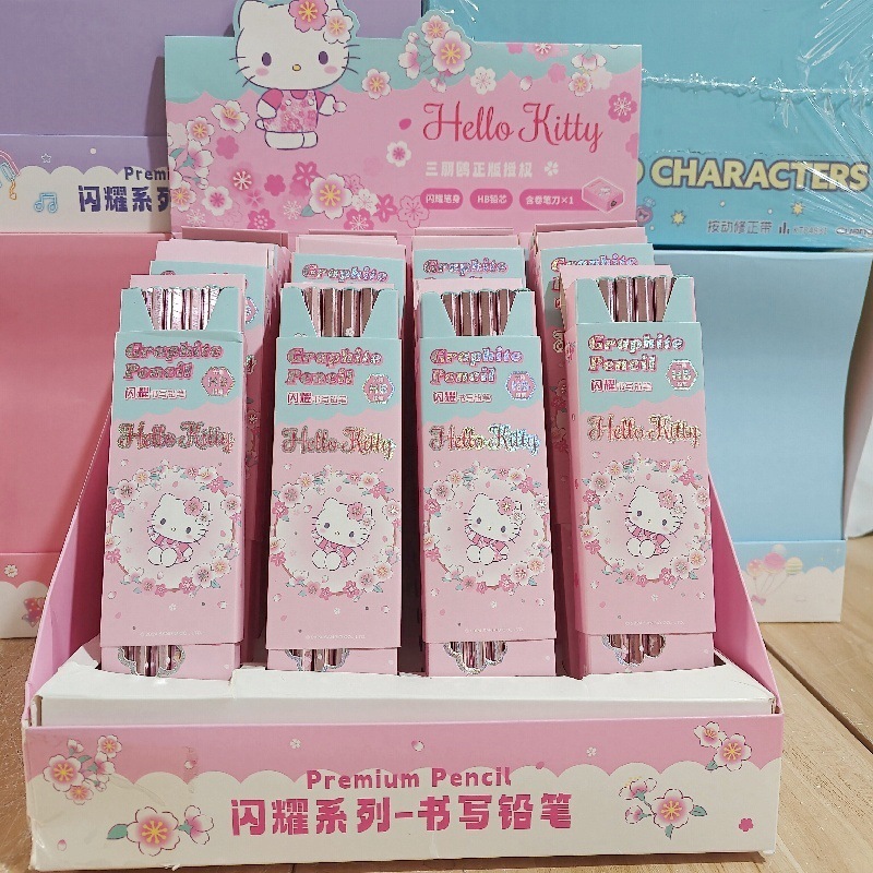 ดินสอ HB ตัวการ์ตูน Sanrio Licence 12 ชิ้น