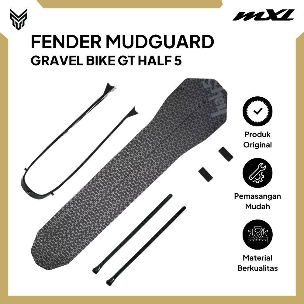 FENDER MUDGUARD GRAVEL BIKE GT HALF 5 ด้านหลังยาง