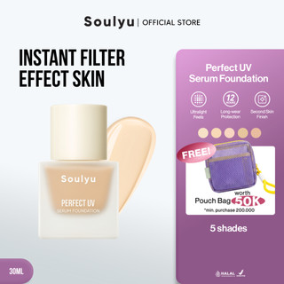 SOULYU Perfect UV Serum Foundation 30 ml - Flawless Without Filter