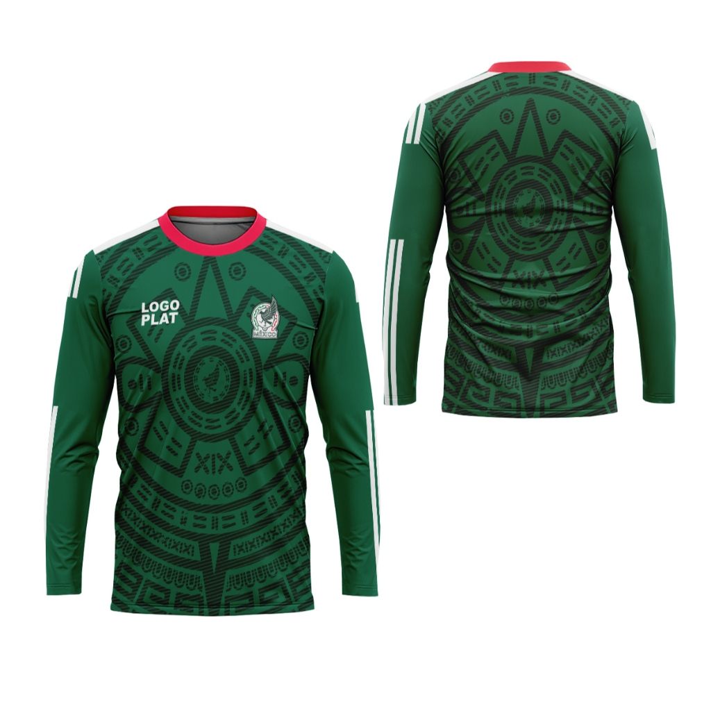 Fika Store - เสื้อฟุตบอลโลก 2026 | Dryfit Milano Fullprint | เสื้อฟุตบอลชายใส่สบาย&เย็น โอ-คอ แขนยาว