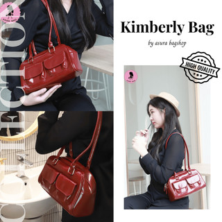 ASURA Tas Handbag Premium KIMBERLY Shoulder Bag Kulit Leather Wanita Waterproof Import