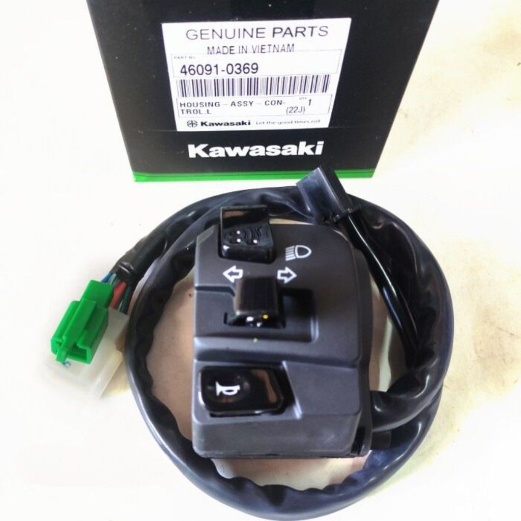 ที่ยึดสวิตช์ซ้าย Kawasaki w175 w 175 original 46091-0369 Kawasaki เดิม