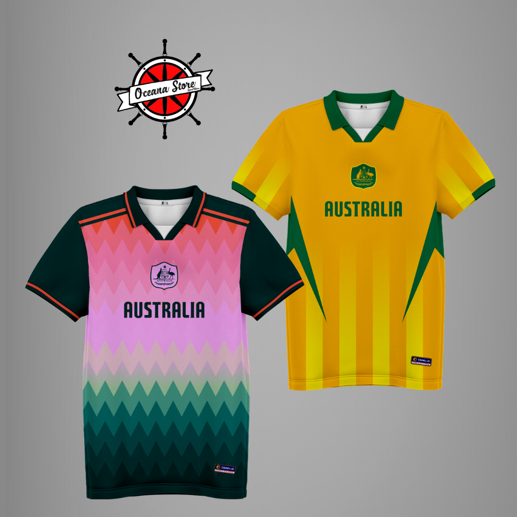 FANTASY AUSTRALIA WORLD CUP JERSEY 2026-2027 ชื่อและหมายเลขด้านหลังฟรี