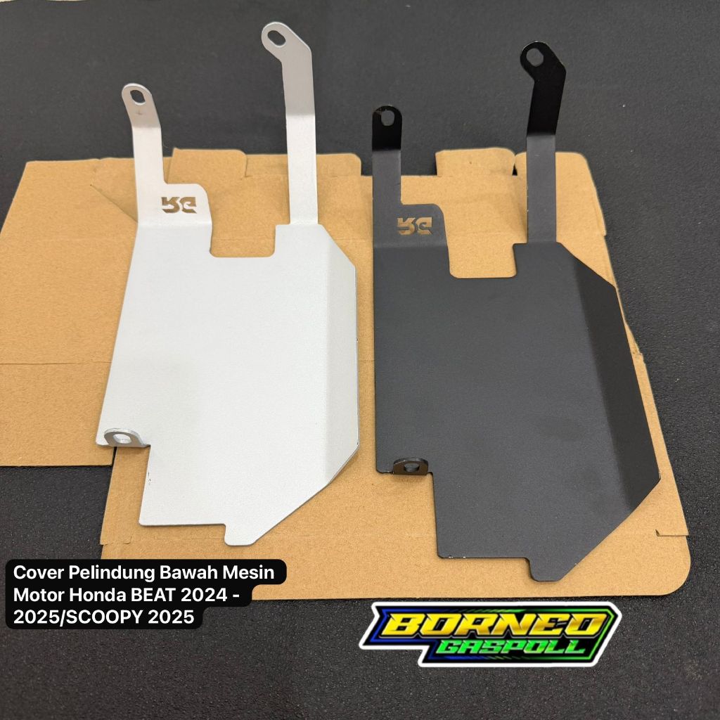 MESIN RG ยี่ห้อเครื่องยนต์ด้านล่าง Protector สําหรับ Honda BEAT 2024 - 2025/SCOOPY 2025 Borneo1997