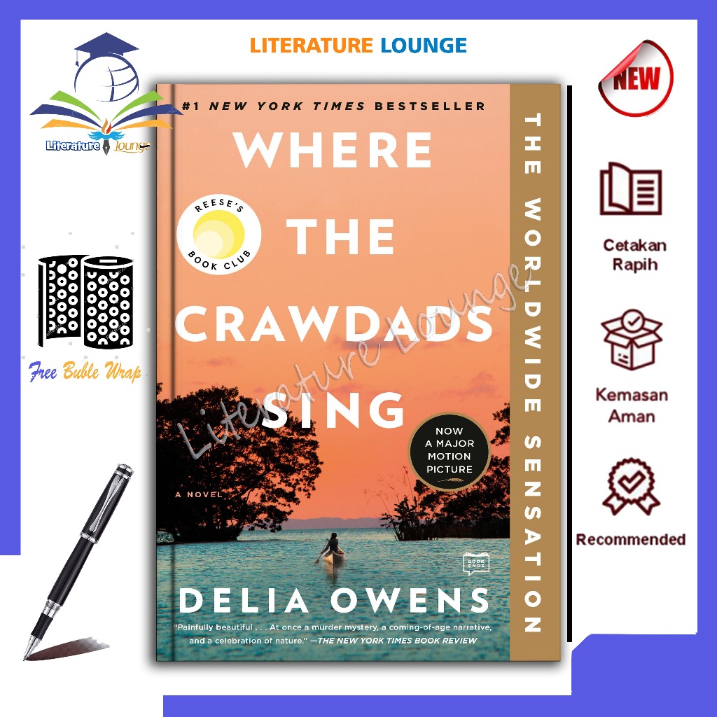 Literature.lounge - Where the Crwdas Sing: Reeses Book Club By Delia Owens (ภาษาอังกฤษ)