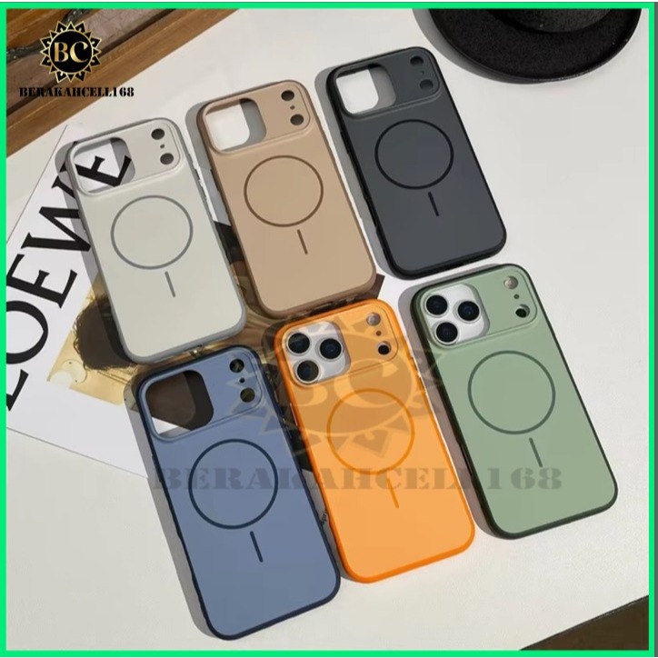 BCL168- CASE SLIM FROSTED COLOR LOGO MAGSAFE สําหรับ INFINIX HOT 70 4G - INFINIX GT 30 PRO GT 20 PRO