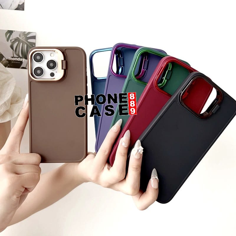REALME NOTE 80 CASE MACAROON STAND เคสกล้อง BRACKET KICKSTAND CAMERA REALME NOTE 80