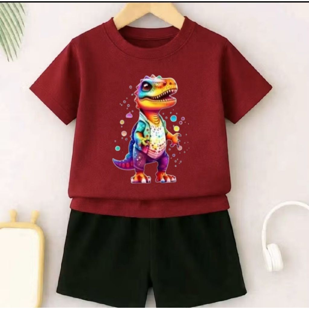PREMIUM BOYS SET B4 PICTURE T-REX 1-12 ปี