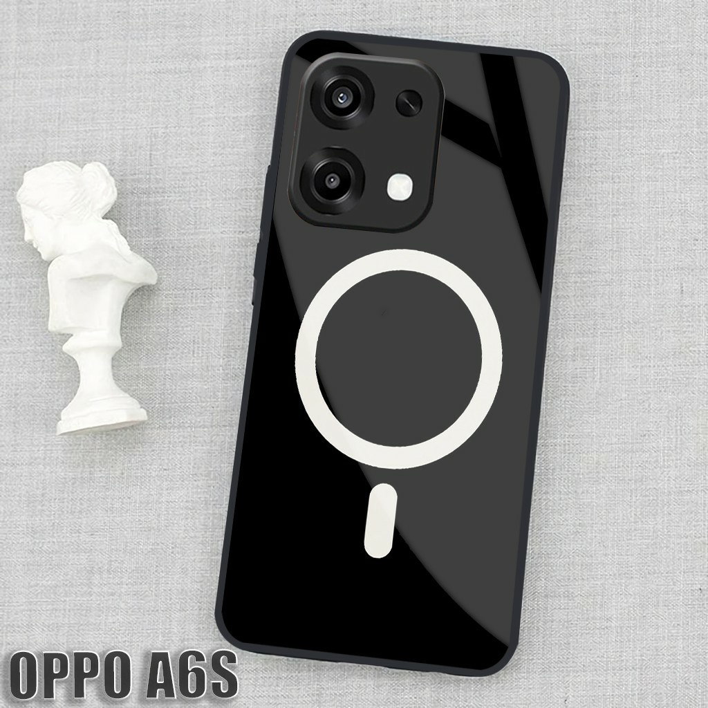HP [CC89] OPPO A6S Glitter Softcase | ต่อต้าน A6S | เคสโทรศัพท์แว่นขยาย OPPO A6S Case Glass เคสแก้วช