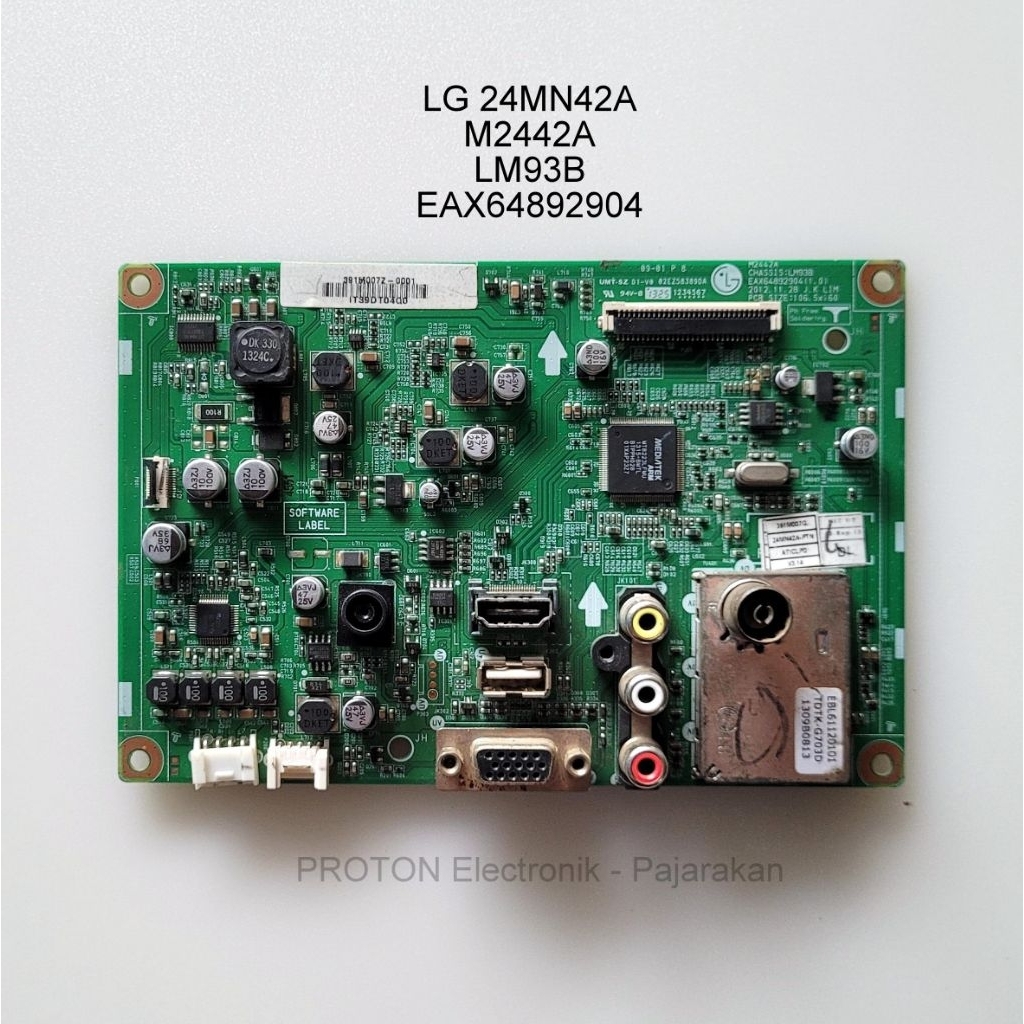 LED TV เมนบอร์ด 24MN42 24MN42A 24MN42A-PT 24MN42A-PTN 24MN42A-PTN.ATICLPD เมนบอร์ด LCD ATICLPD M2442