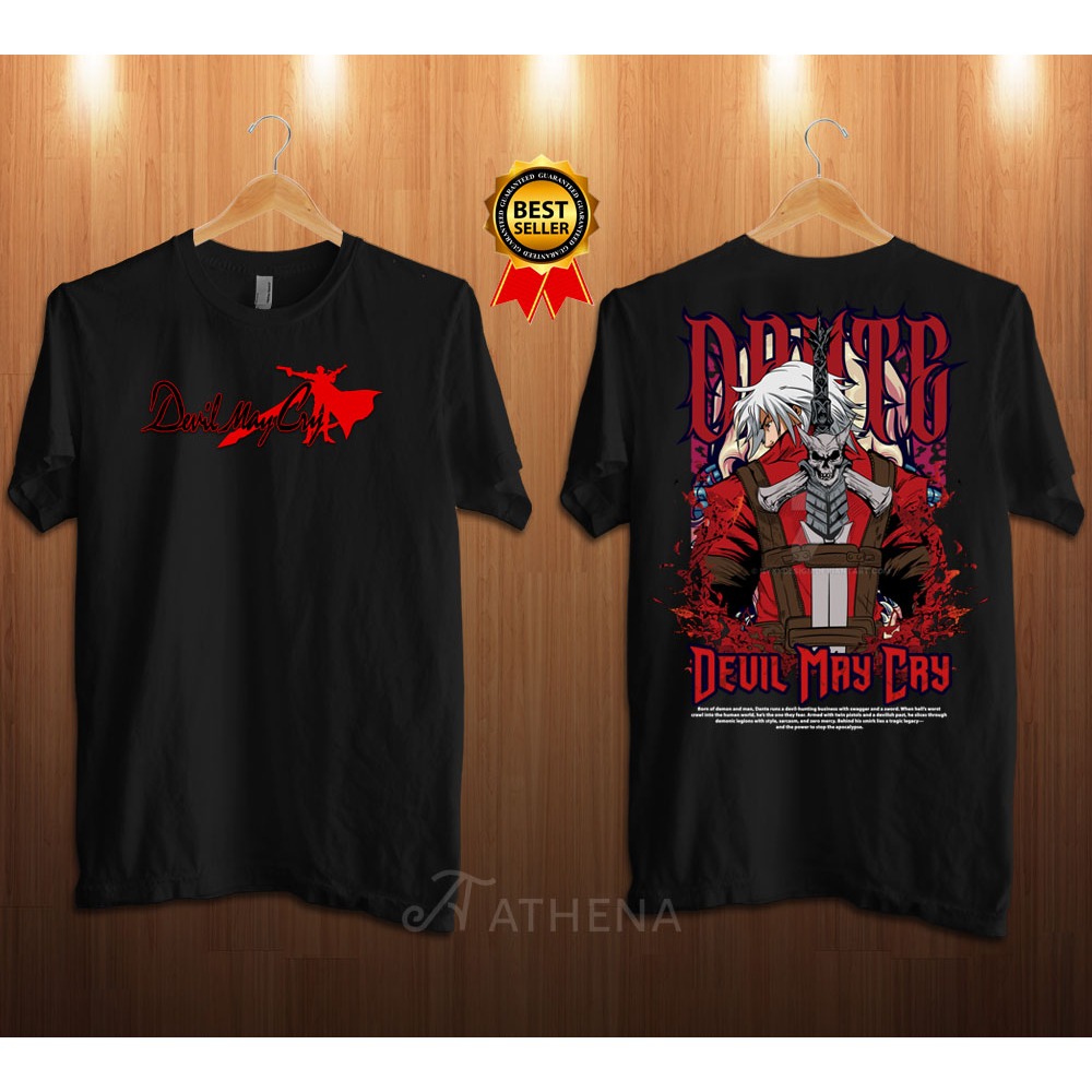 เสื้อยืด DISTRO GAME ANIME DEVIL MAY CRY PREMIUM QUALITY DISTRO