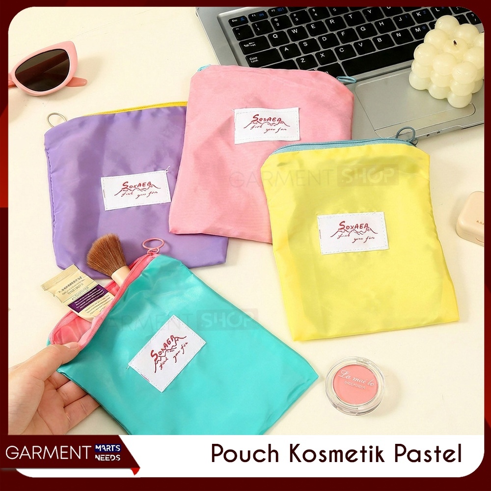 Aesthetic Cosmetic Pouch Makeup Bag Travel Organizer Skincare Travel Bag Pocket Multipurpose Storage