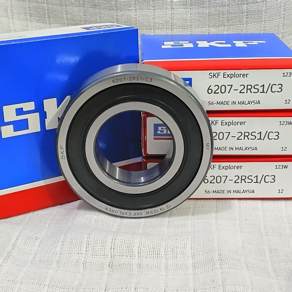 BEARING 6207 2RS1/C3 ยางหมวก SKF KLAHER MULTIPURPOSE
