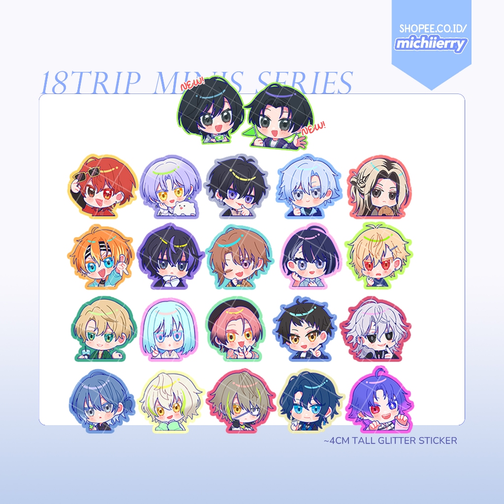 18TRIP FANMERCH - สติ๊กเกอร์ขนาดเล็ก