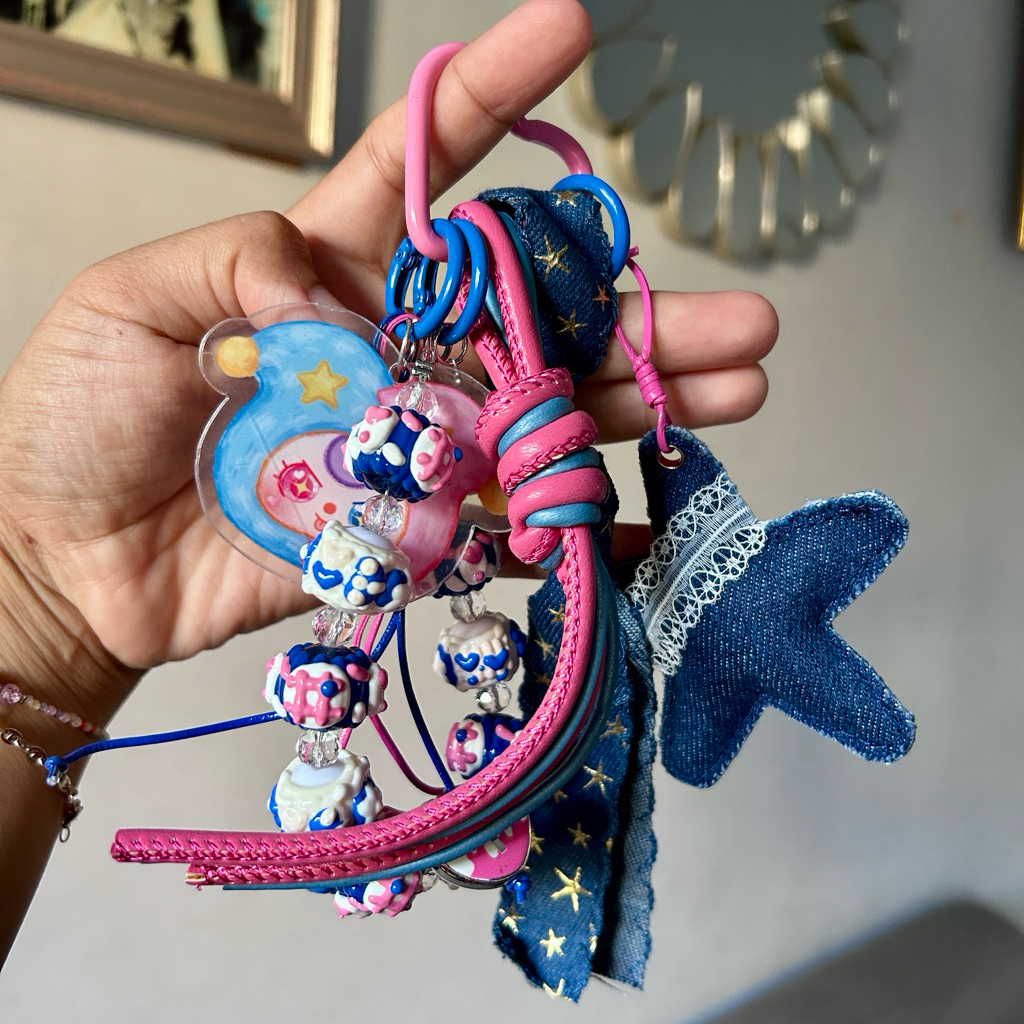BB3 BABYTHREE BAGCHARM DENIM