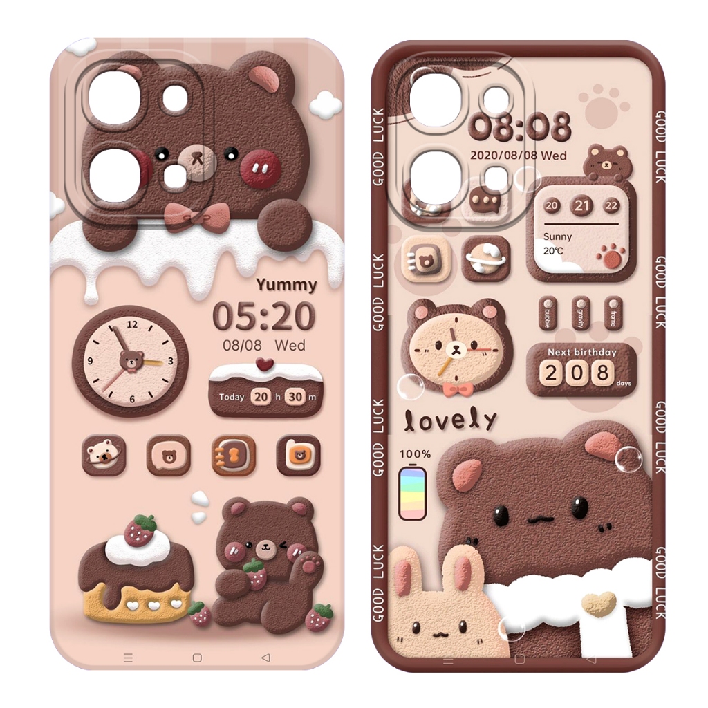 เคสที่รองรับสําหรับ VIVO Y31D - Y31D PRO Softcase Procamera Macaron - เคส Be4r น่ารัก [VY2]