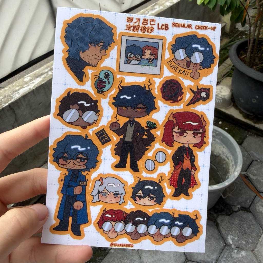 (CLEARANCE) LIMBUS COMPANY LCE Stickersheet fanmerch by Takaba3150