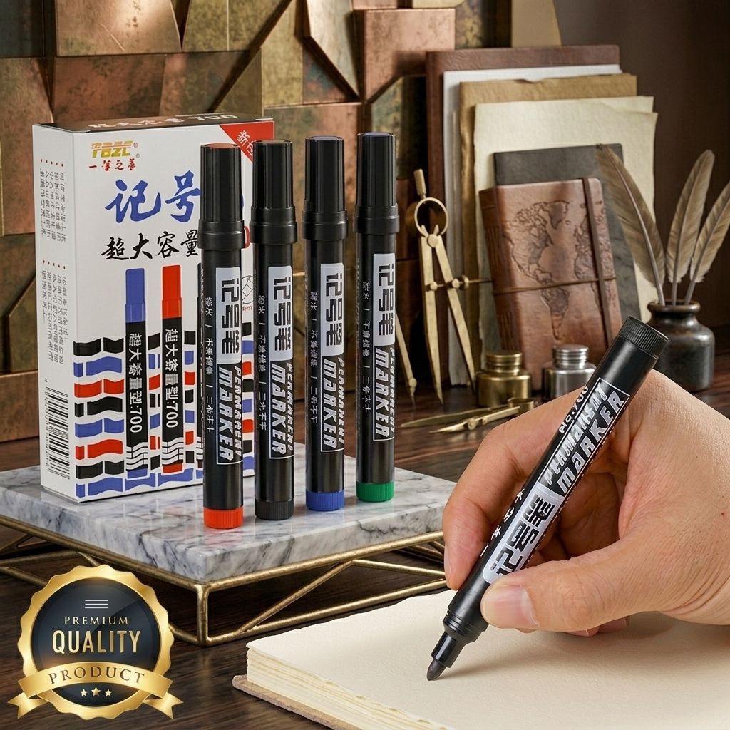 MERAH Black Blue Red Permanent Marker •jshop•