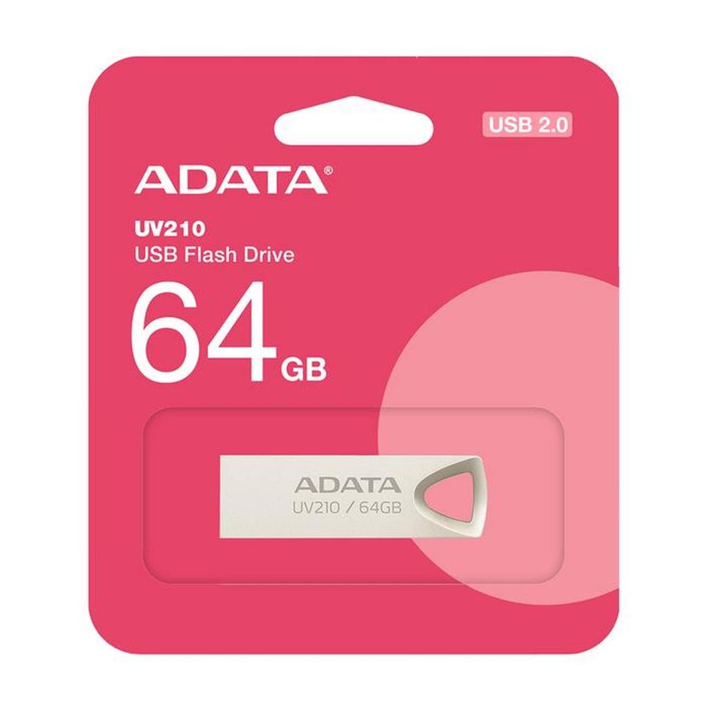 ADATA UV210 USB 2.0 แฟลชไดรฟ์ 64GB - ADATA Flashdisk 64GB UV210 USB 2.0