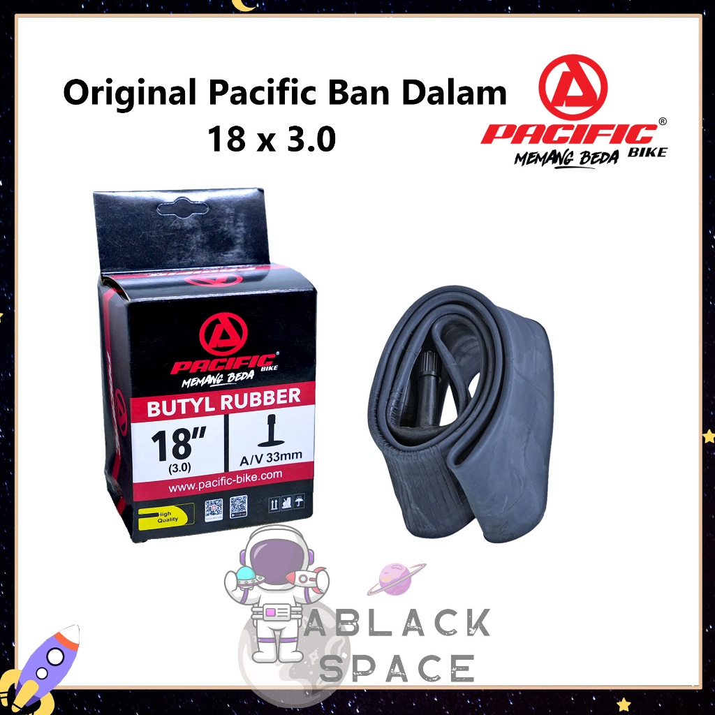 Pacific Inner Tube 18 x 3.0 30 จักรยานเด็ก Jumbo Size Large AV A/V Valve
