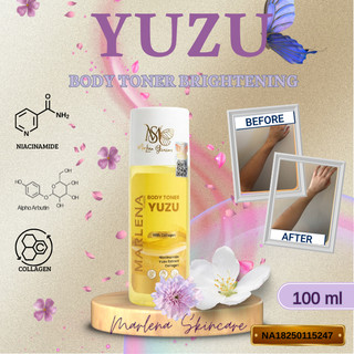TONER BADAN KELUPAS SKINCARE TONER YUZU JAPANESE WITH COLLAGEN BRIGHTENING TONER  ECER